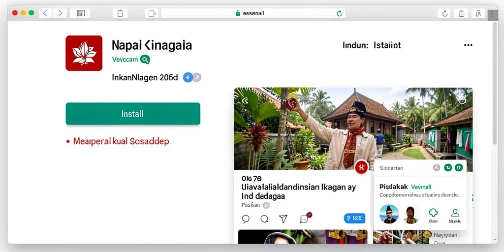 Tampilan utama aplikasi dengan navigasi intuitif.