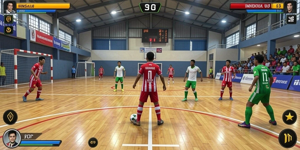 Screenshot menunjukkan antarmuka pengguna yang menarik.