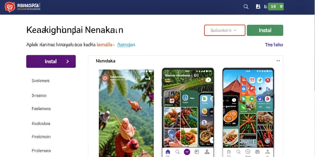 Tampilan antarmuka yang user-friendly dan modern.