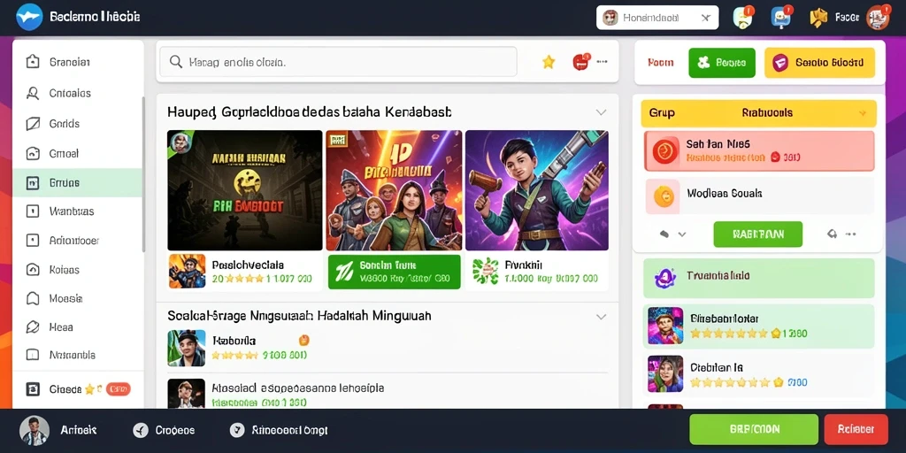 Tampilan antarmuka yang ramah pengguna dan menarik.