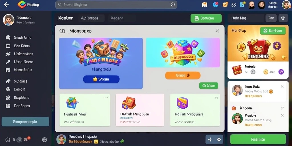 Tampilan awal yang menarik dan user-friendly.