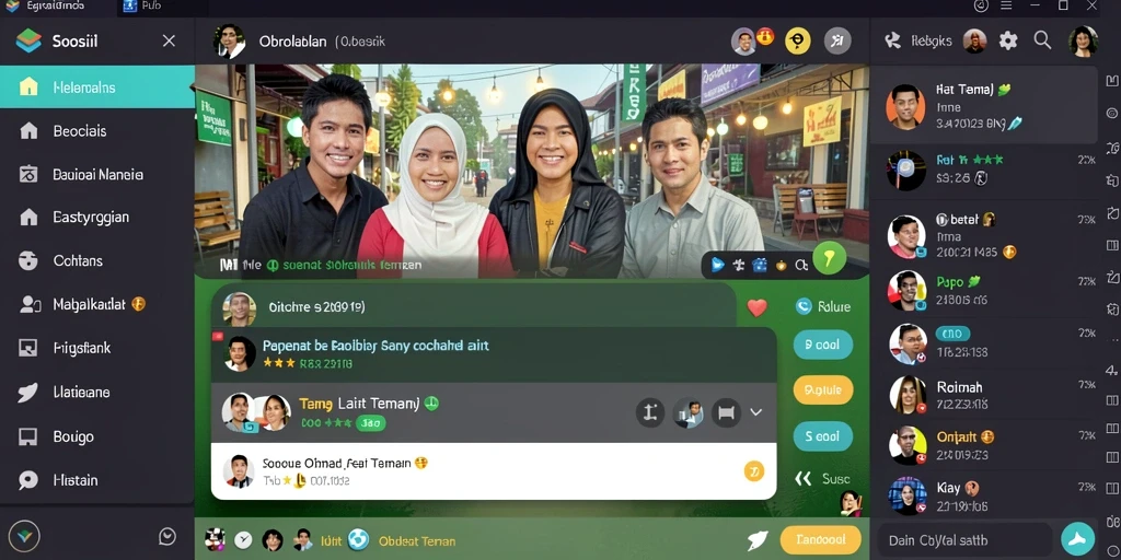 Tampilan antarmuka yang intuitif dan menarik.