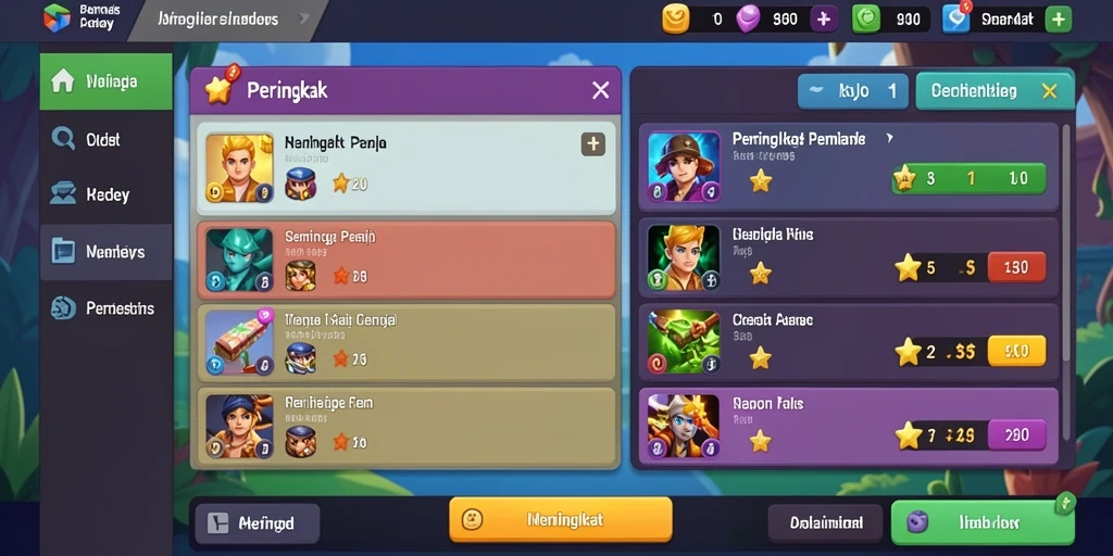 Tangkapan layar menampilkan level pertama yang penuh warna.