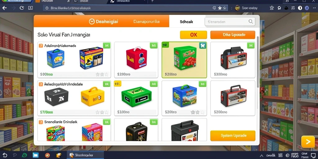 Tampilan awal yang menarik dengan navigasi yang mudah.