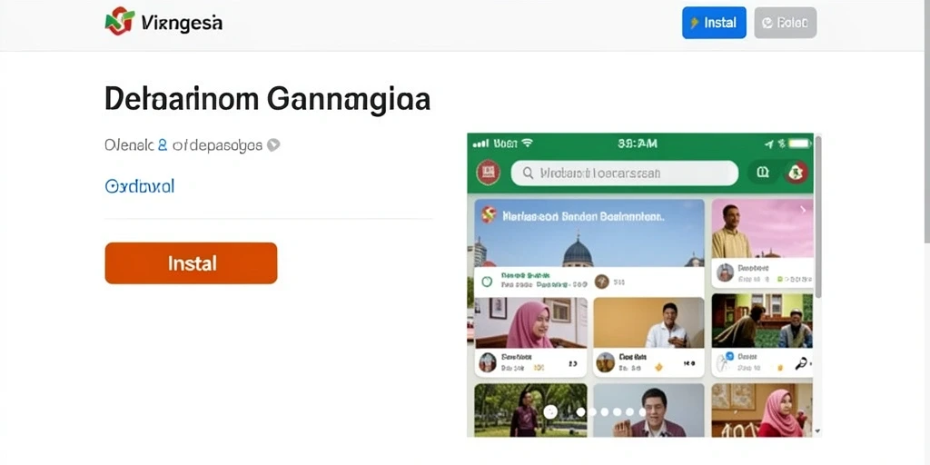 Tampilan antarmuka aplikasi yang user-friendly.