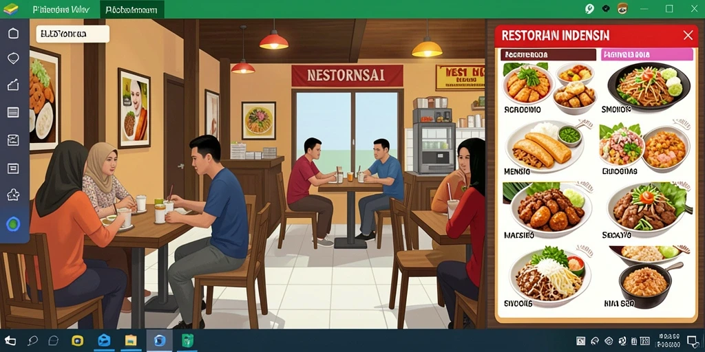 Tampilan antarmuka yang ramah pengguna.