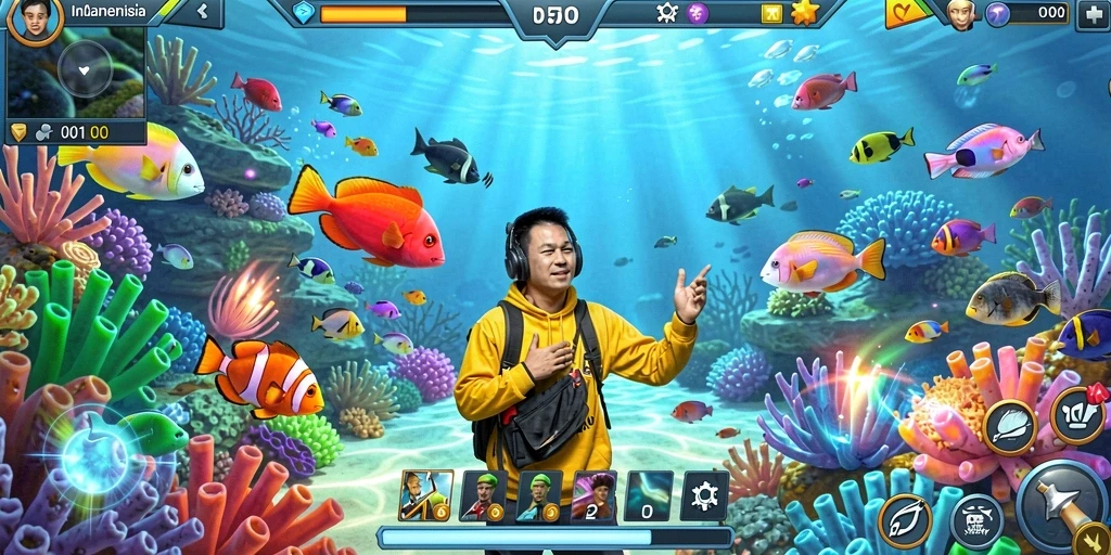 Tampilan awal game WOW77 yang menarik dan interaktif.